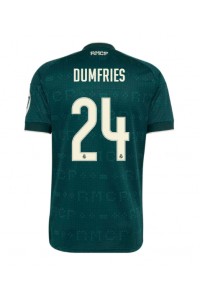 Real Madrid Denzel Dumfries #24 Fotballdrakt Borte Klær 2026-27 Korte ermer